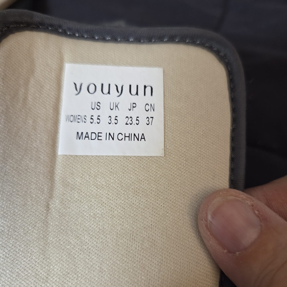 Gray Memory Foam Women's Slip-On Shoes - Picture 7 of 8